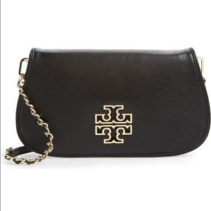 Tory Burch Britten crossbody purse (black)